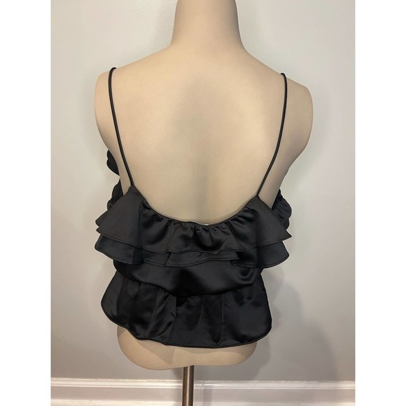 Topshop Satin Tank Spaghetti Strap Size 2 - Picture 3 of 4